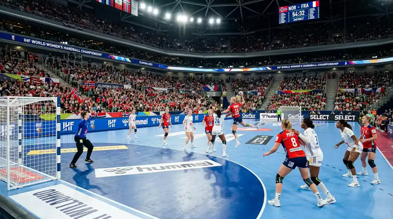 Danmarks kvindelandshold i aktion under VM 2025 i Tyskland