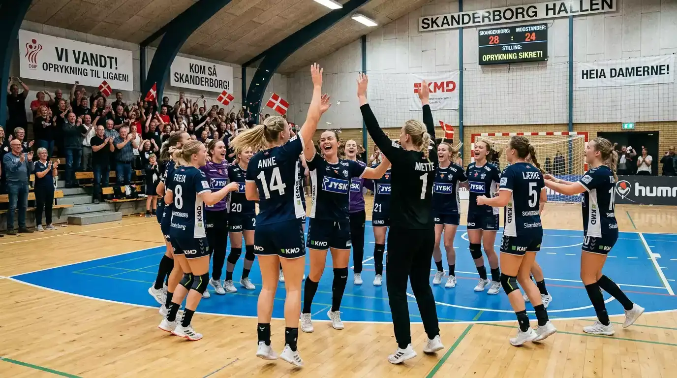 HØJ Elite spillere i deres første sæson i Kvindeligaen