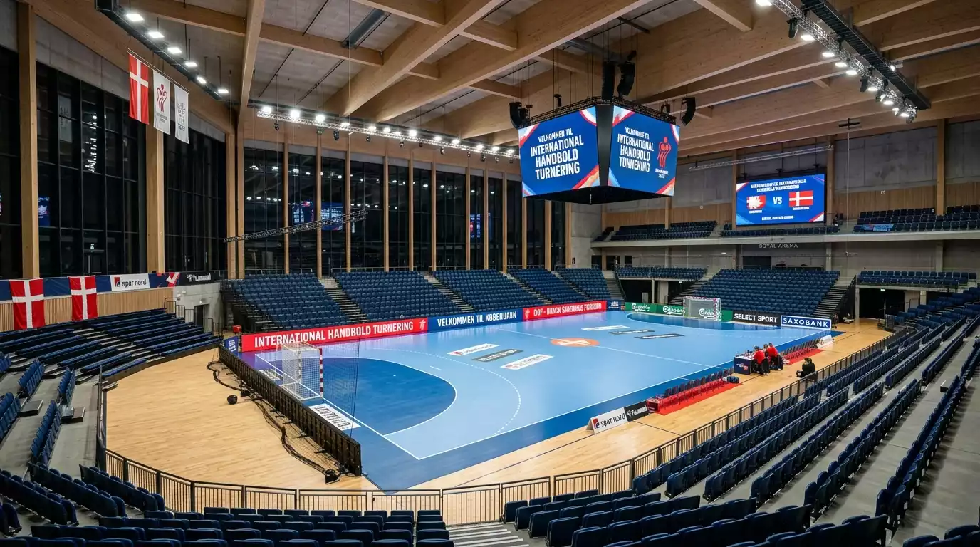 Skandinavisk håndboldhal klar til VM i kvindehåndbold 2028